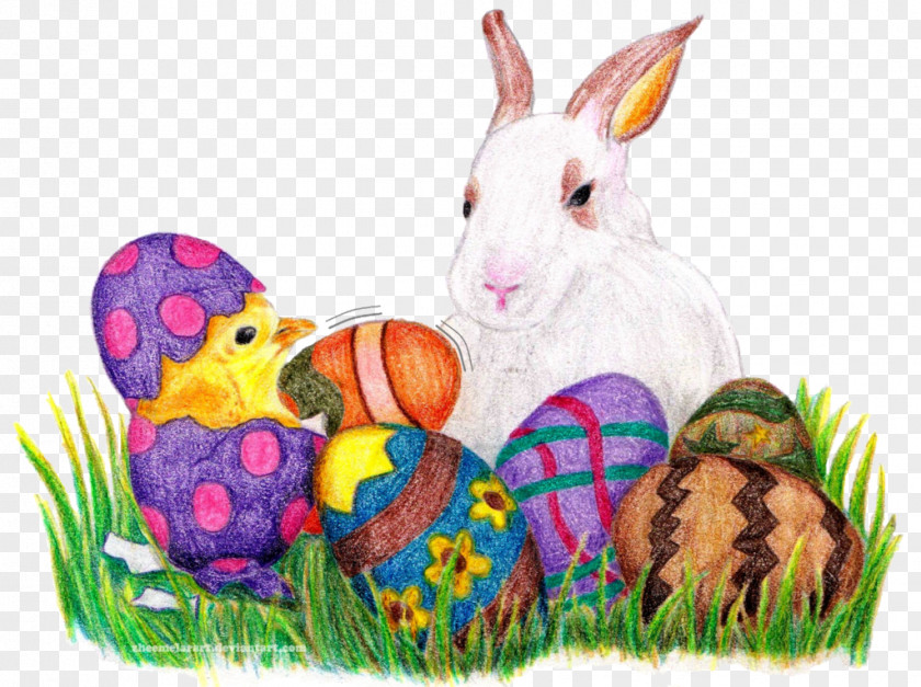 Easter Bunny Domestic Rabbit Egg PNG