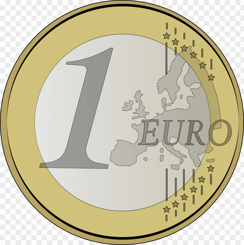 Euro Coin Photos 1 Coins PNG