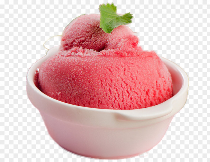 Strawberry Ice Cream Sorbet Sharbat Milk PNG