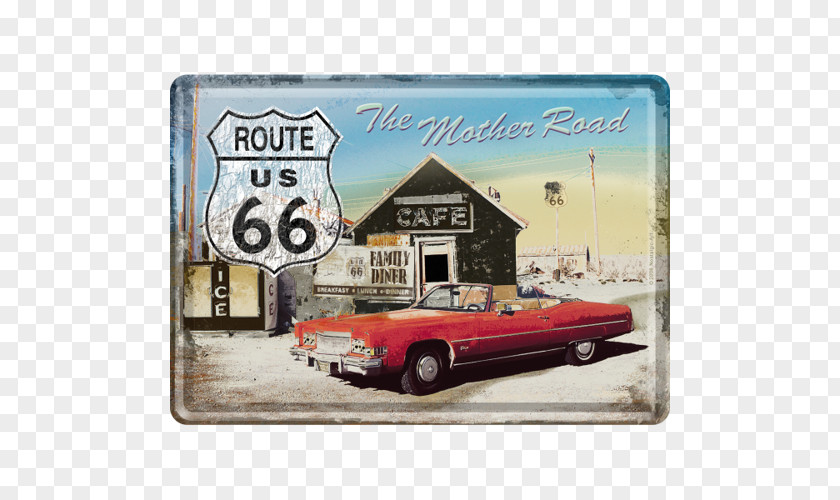 Us Route 66 U.S. Car Road Paper US Numbered Highways PNG