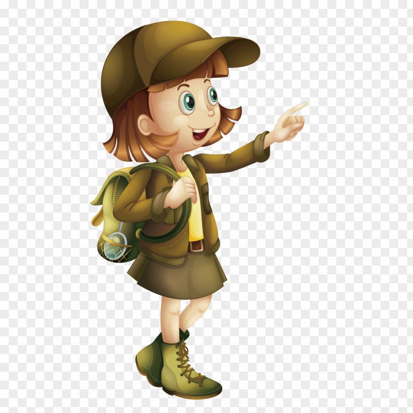 Vector Little Boy Scouts Royalty-free Exploration Clip Art PNG