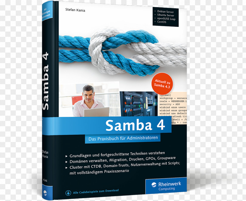 Book Samba 4: Das Praxisbuch Für Administratoren Implementing 4 Linux-Server: Umfassende Handbuch Rheinwerk Verlag PNG