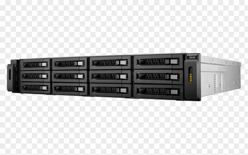 Computer QNAP Systems, Inc. Network Storage Systems Serial ATA Servers TS-EC1680U-I3-4G-R2 External PNG
