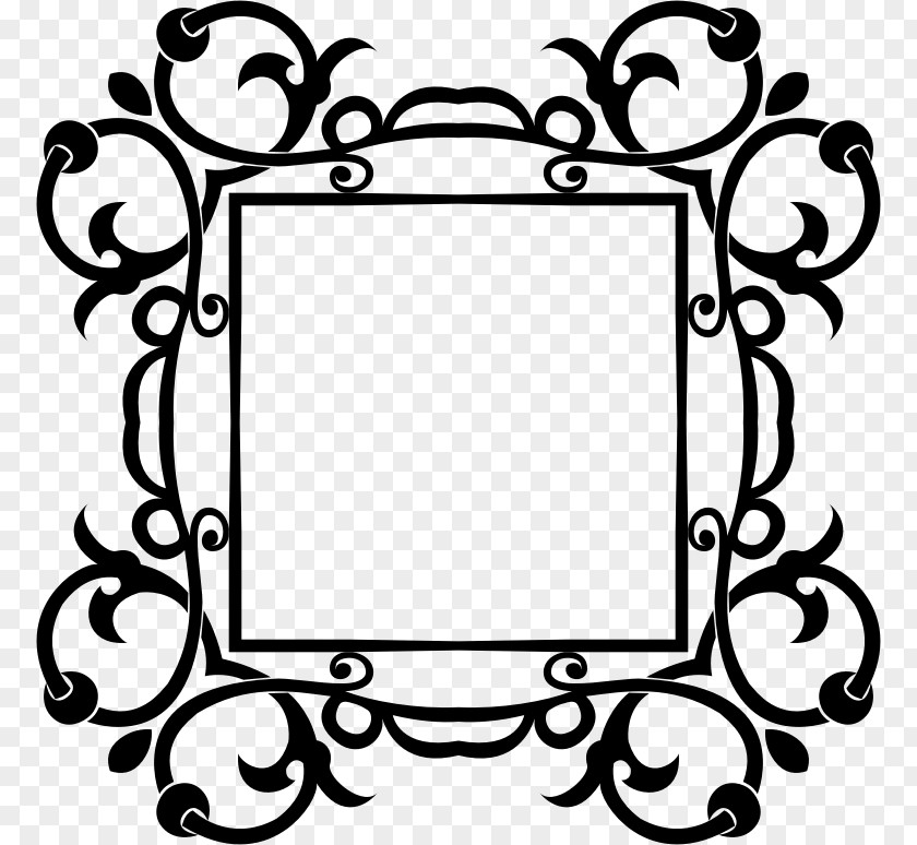 Decorative Flower Wire Frame Borders And Frames Picture Arts Clip Art PNG