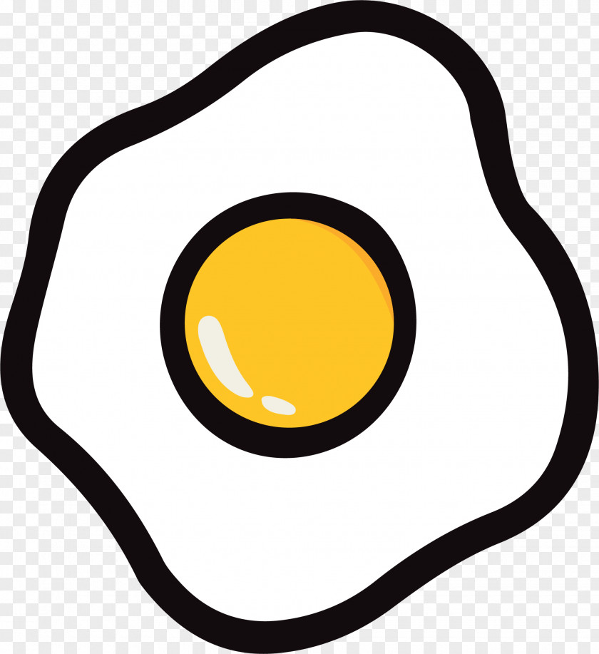 Egg Fried Frying Food Yolk PNG