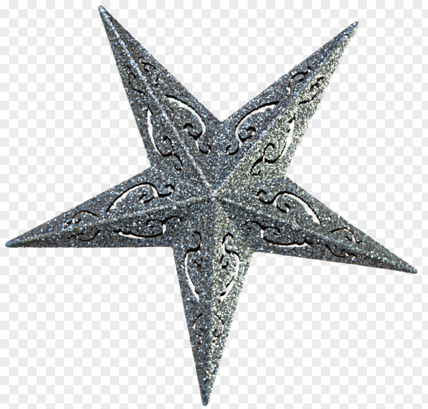 Glitter Paper Light Star PNG