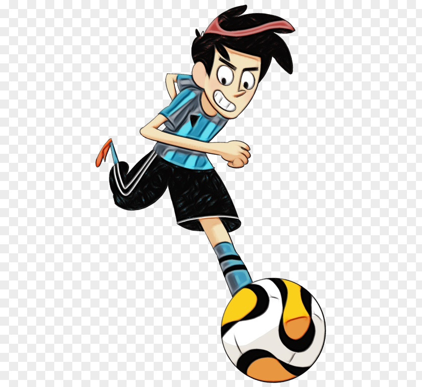Kick Animated Cartoon Soccer Ball PNG