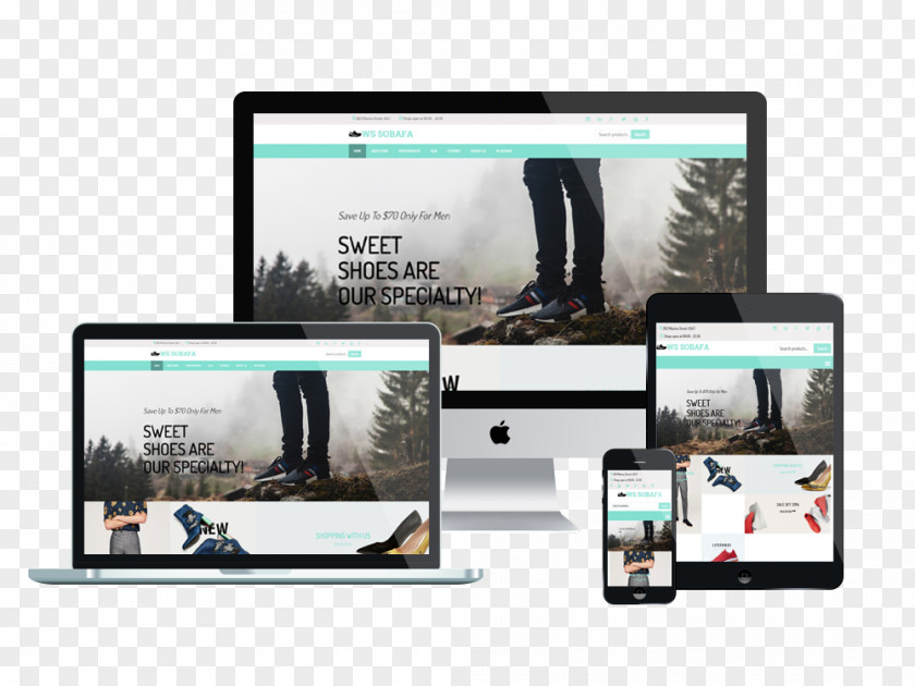 Free Responsive Mockup Web Design Template System Joomla Development PNG