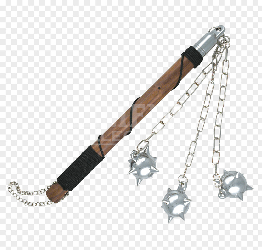 Weapon Flail Mace Chain 14th Century PNG