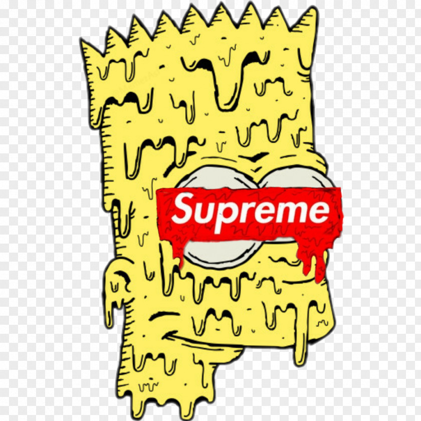 Bart Simpson Supreme T-shirt Homer Image PNG