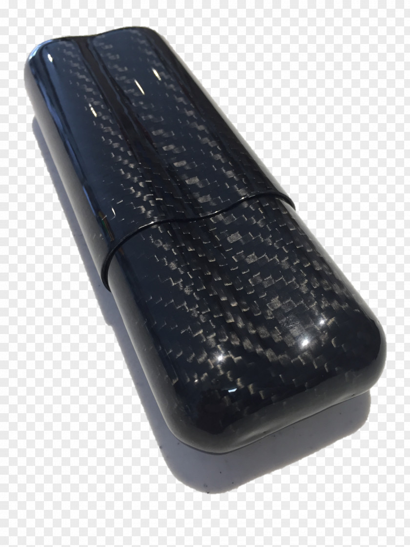 Cigar Case Carbon Fibers Cap Leather PNG