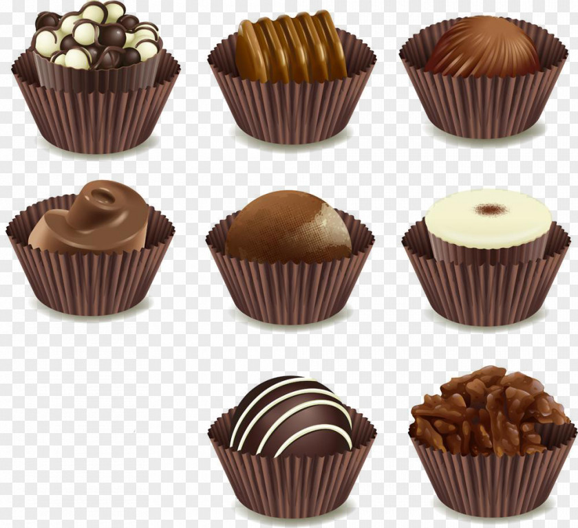 Chocolate Food Icon Fudge Cupcake Praline Muffin PNG
