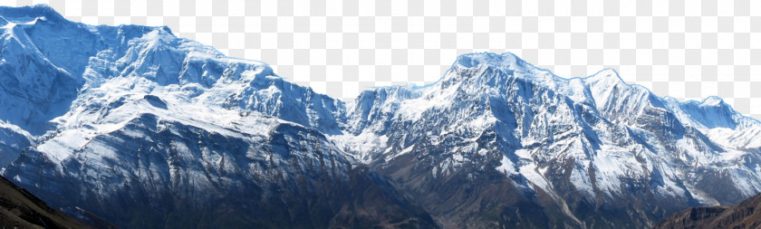 Magnificent Mountain Annapurna Massif Everest Base Camp Circuit Mount Trekking PNG