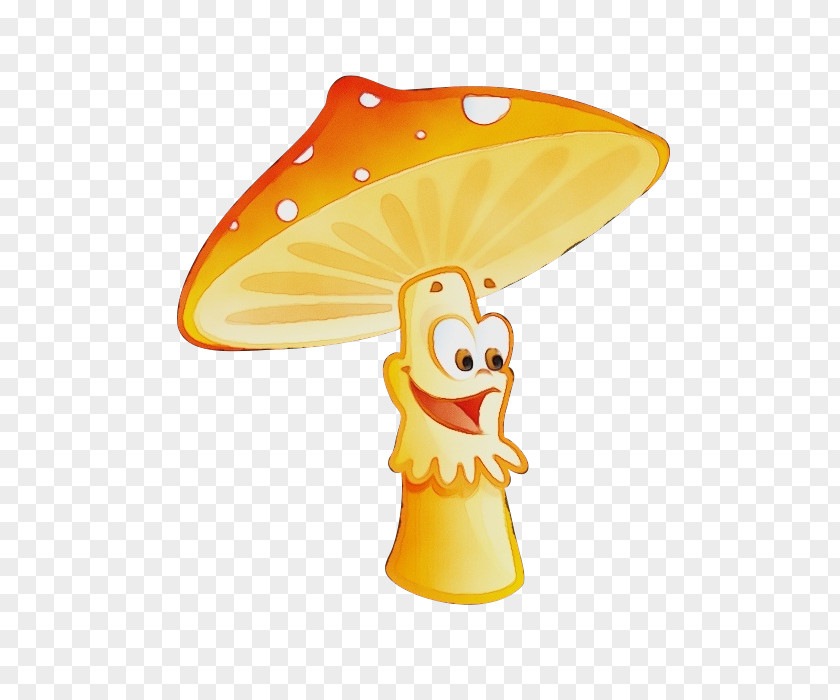 Mushroom Yellow Elf Cartoon PNG