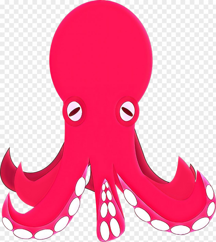 Octopus Giant Pacific Pink Red PNG