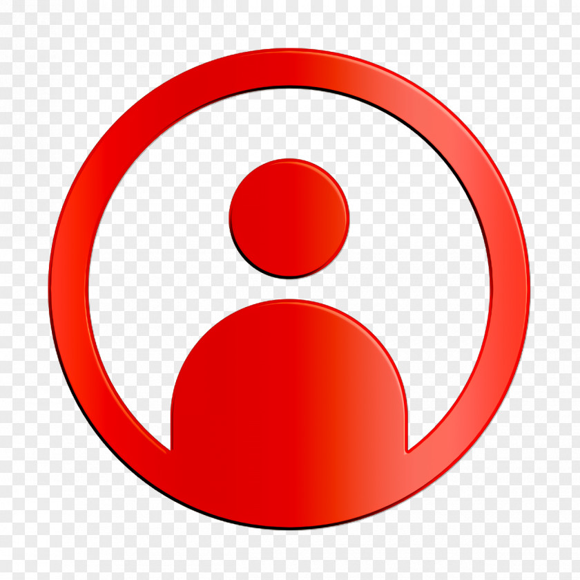 Symbol Red Person Icon PNG