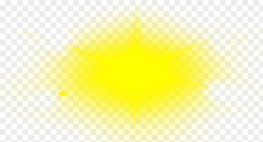 Yellow Creative Lighting Effects Light Particle System PNG