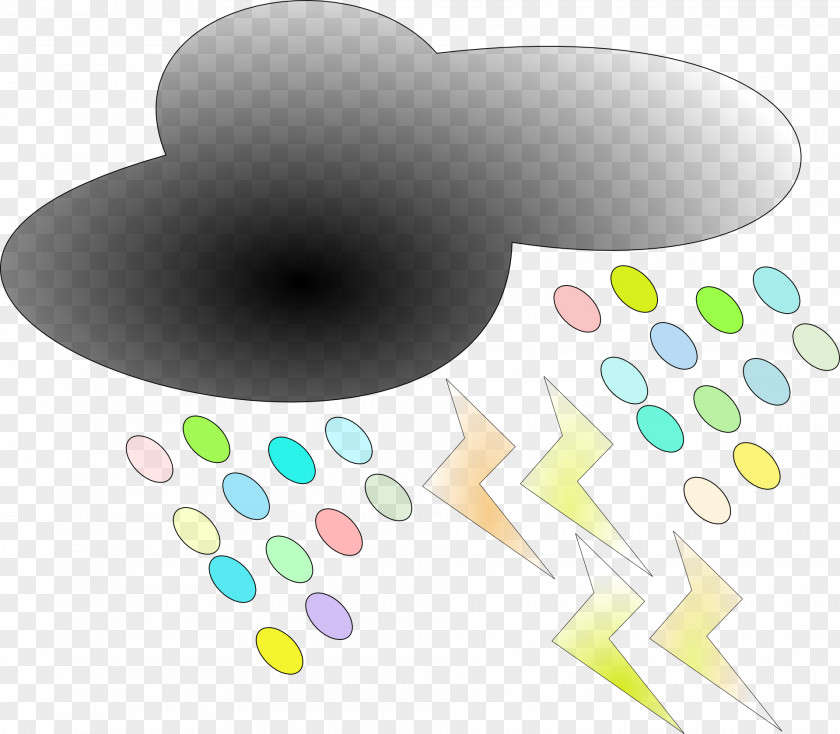 Cloud Lightning Rain PNG