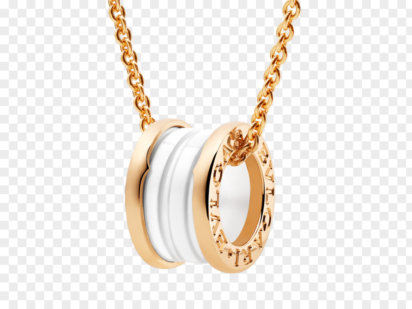 Gold Chain Earring Necklace Jewellery Bulgari Charms & Pendants PNG