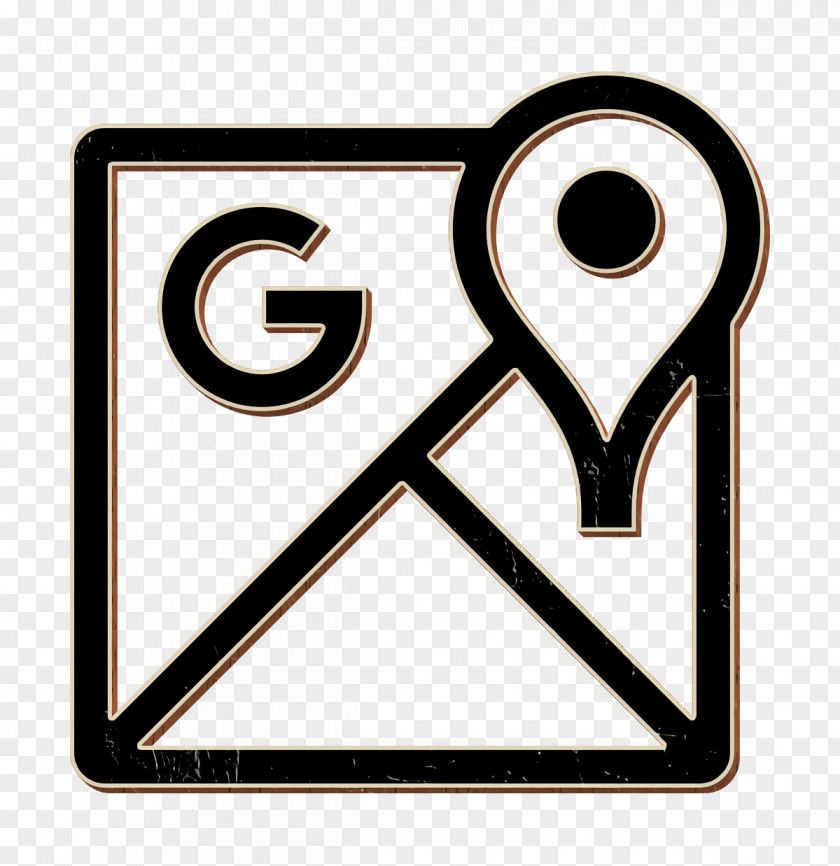Logo Icon Google Services Lineal Maps PNG