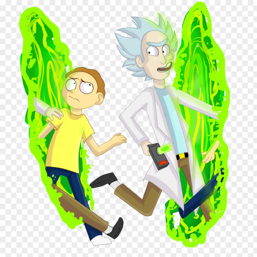 Rick And Morty Icons Figurine Green Sport Clip Art PNG