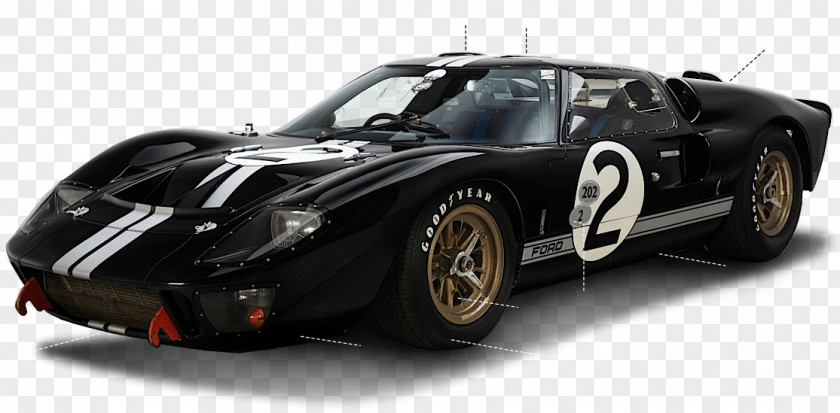 Car Ford GT40 1966 24 Hours Of Le Mans PNG