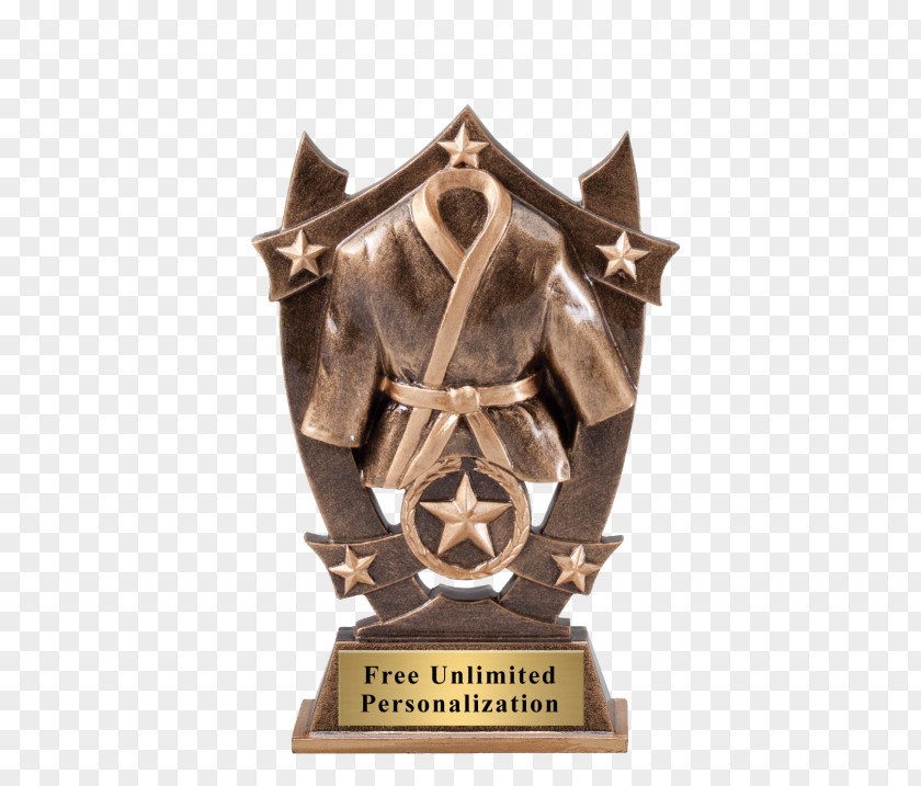 Martial Artist Clothes Trophy Gold Medal Award PNG