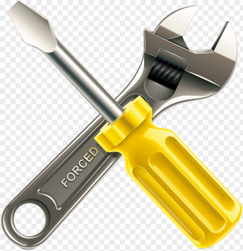 Wrench And Screwdriver Hand Tool PNG
