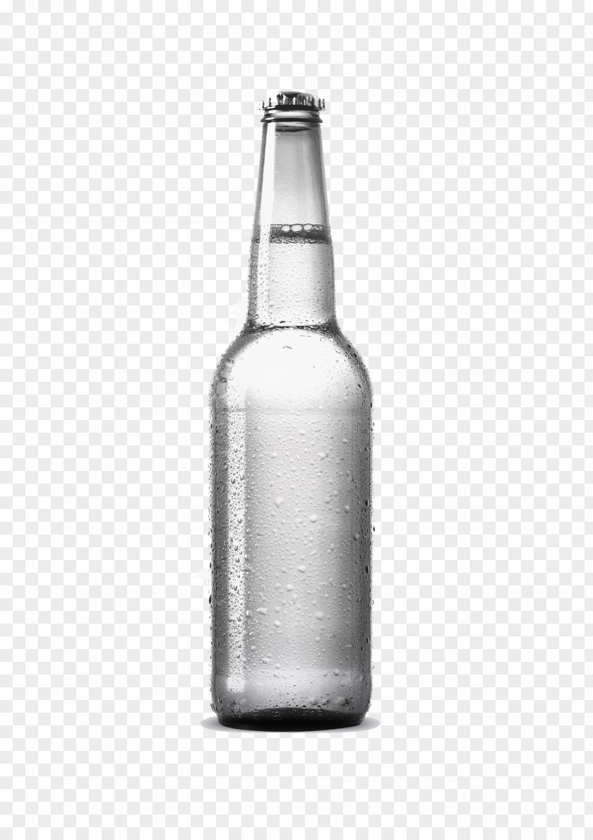 Glass Bottles Beer Bottle Mockup Graphic Design PNG