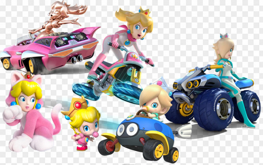 Mario Kart 7 Super Galaxy Princess Peach Wii Rosalina PNG