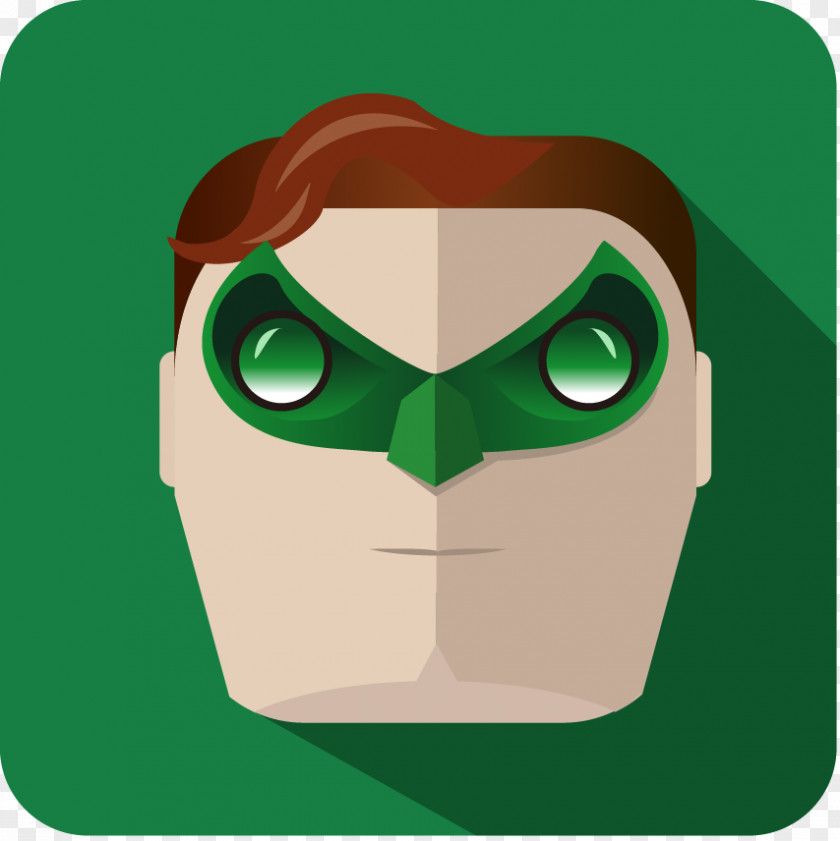 Superhero Phone Icon Green Lantern Batman Avatar PNG