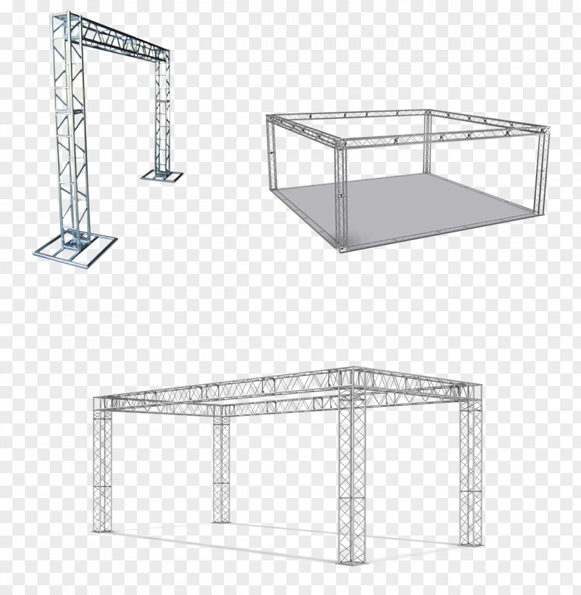 Table Structure Truss Steel Spider Locacoes PNG