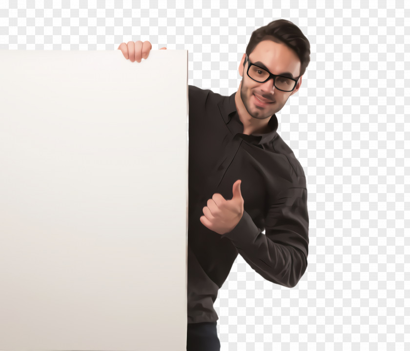 Thumb Whiteboard Standing Arm Gesture Finger T-shirt PNG