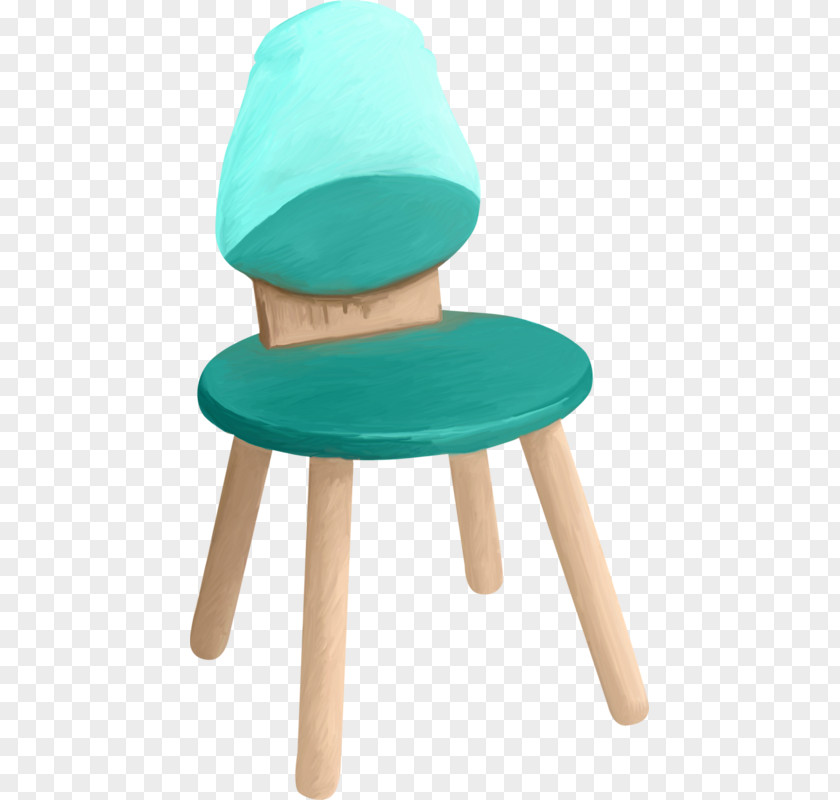 Blue Chair High Table Toy PNG
