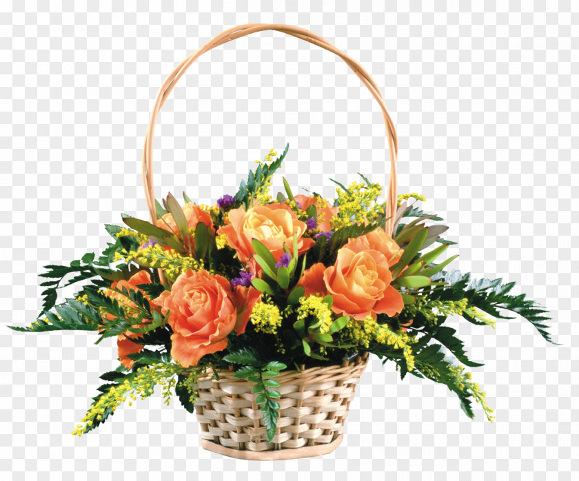 Bouquet Of Flowers Birthday Flower Gift Basket Name Day PNG