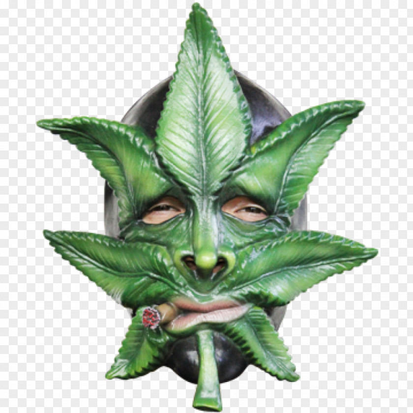 Cannabis Mask Halloween Costume Bong PNG