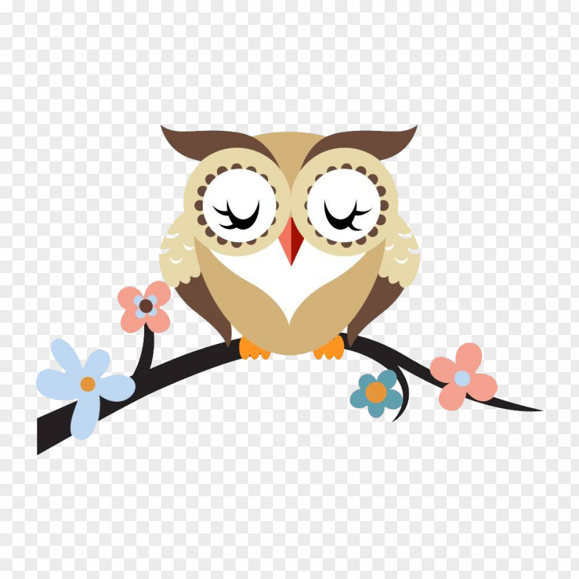 Cute Owl Cartoon Drawing Royalty-free PNG