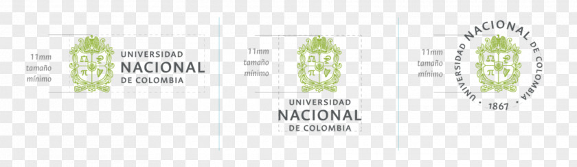 Design National University Of Colombia Logo Green White PNG