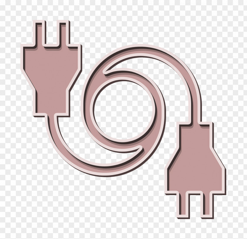 Electrician Tools And Elements Icon Plugs Wire PNG