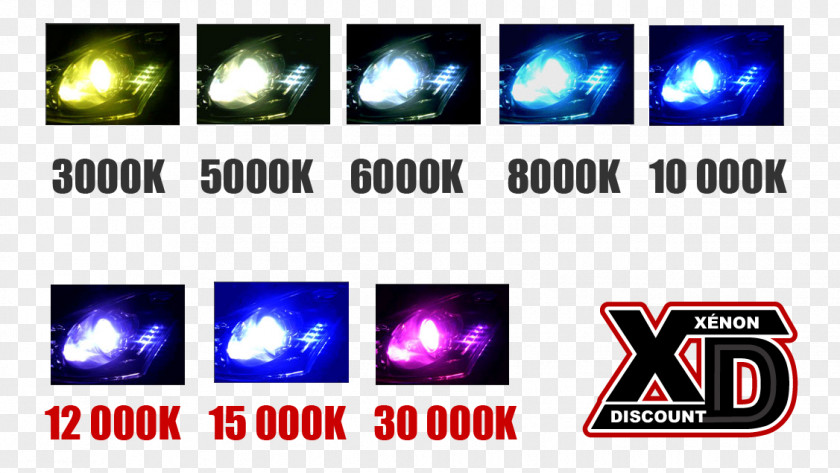 Euros Light Car Xenon Color Headlamp PNG