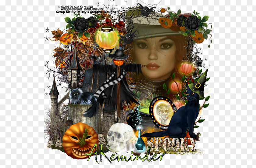 Halloween Witch Photomontage Party Citrus × Sinensis PNG