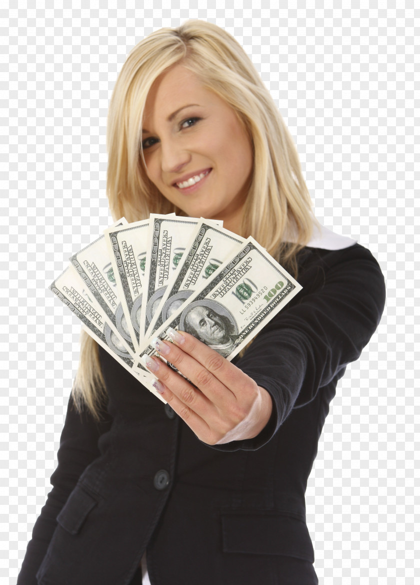 Happy Woman Make Money Fast Finance Foreign Exchange Market Talks News PNG