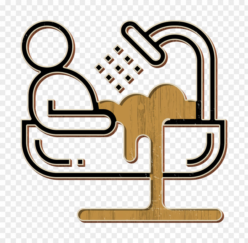 Hotel Services Icon Shower Bathtub PNG