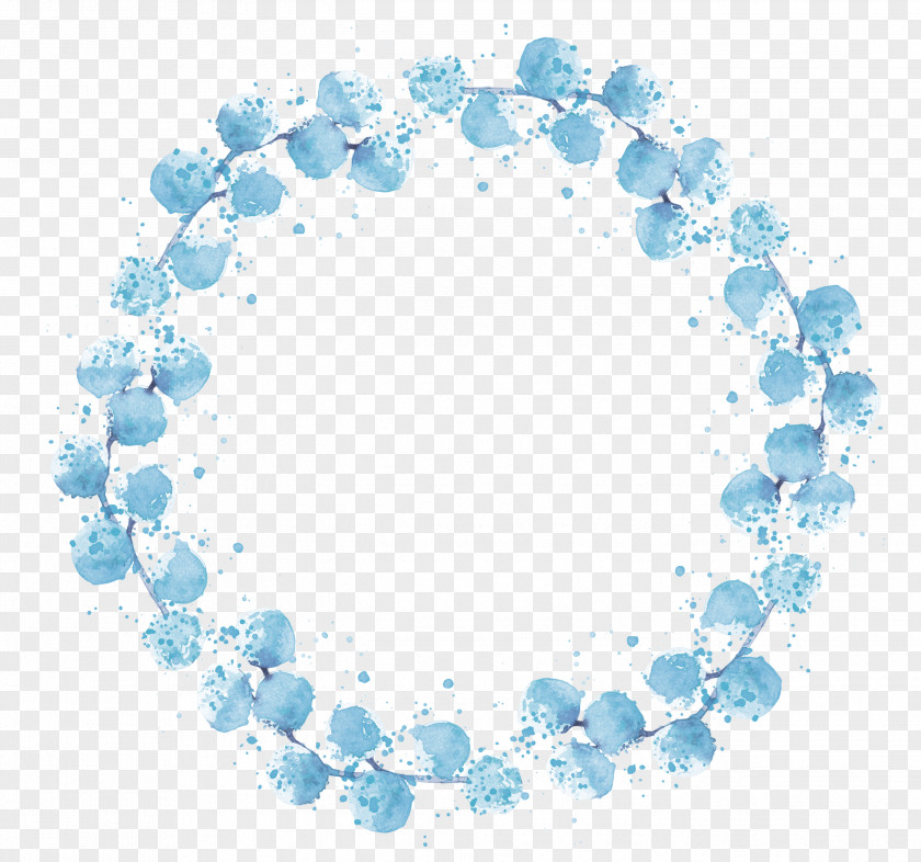 Ink Garland Circle Area Pattern PNG