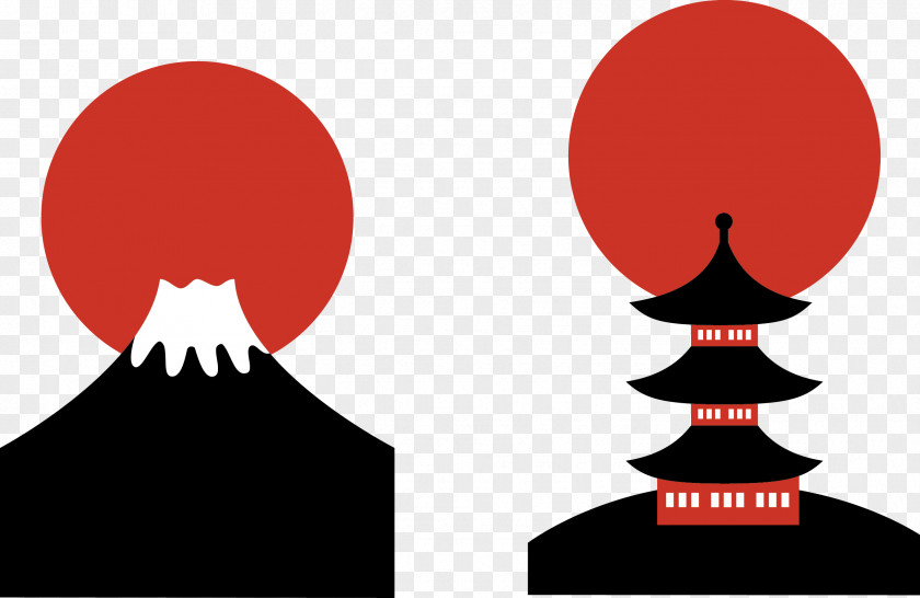 Japan Feature Vector Elements Culture Brochure PNG