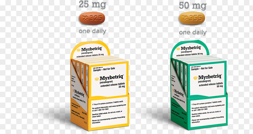 Tablet Mirabegron Overactive Bladder Myrbetriq Pharmaceutical Drug PNG