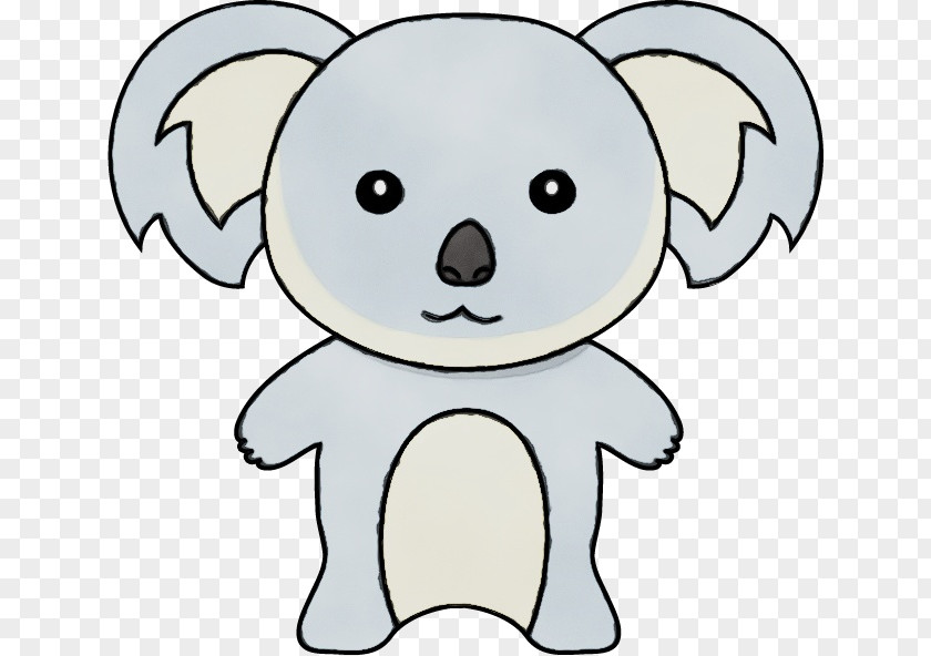 Line Art Snout Cartoon Koala Head Nose Clip PNG