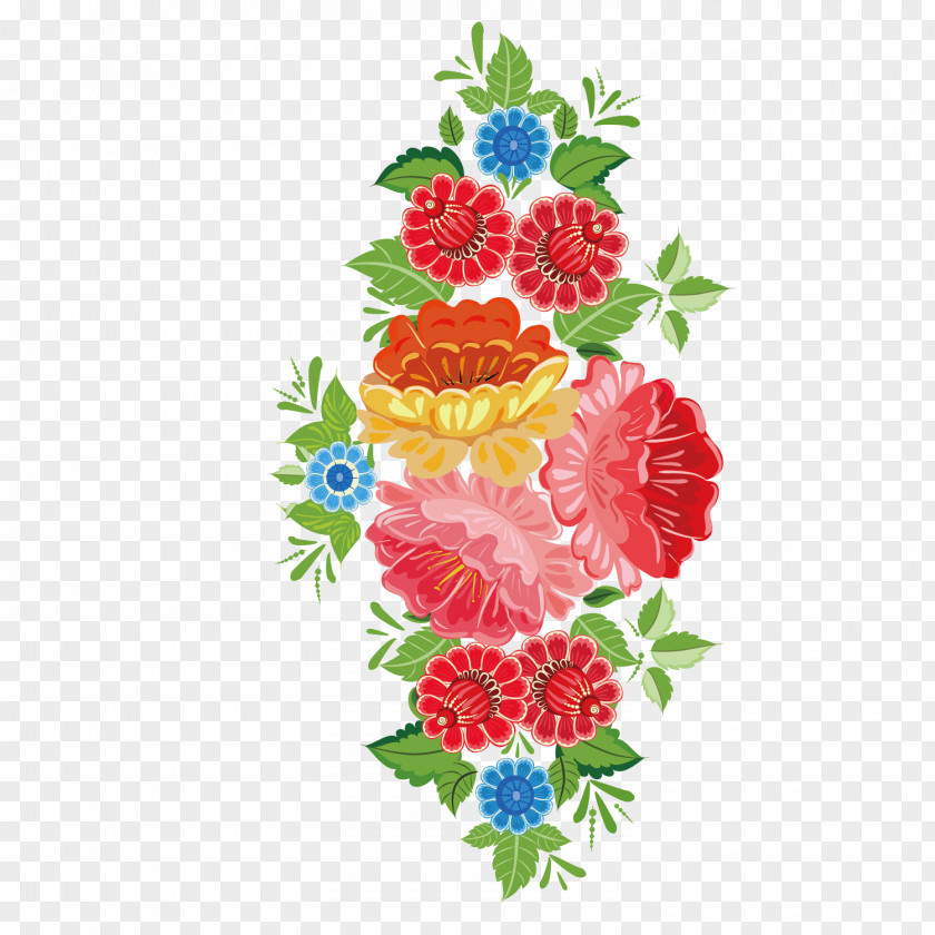 Red Vector Floral Decoration Borders International Womens Day Sister Woman Mothers Pattern PNG