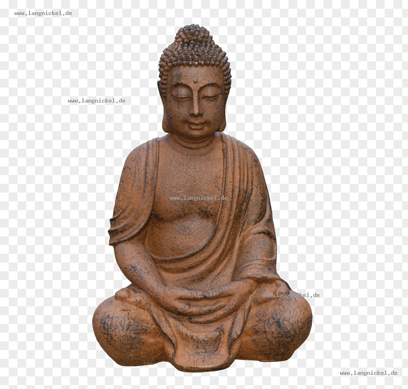 Buddhist Material Gautama Buddha Fountain Statue Garden Patio PNG