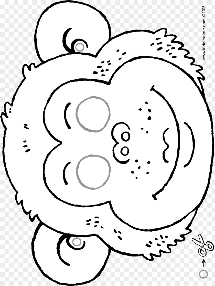 Monkey Drawing Illustration Photography Coloring Book PNG